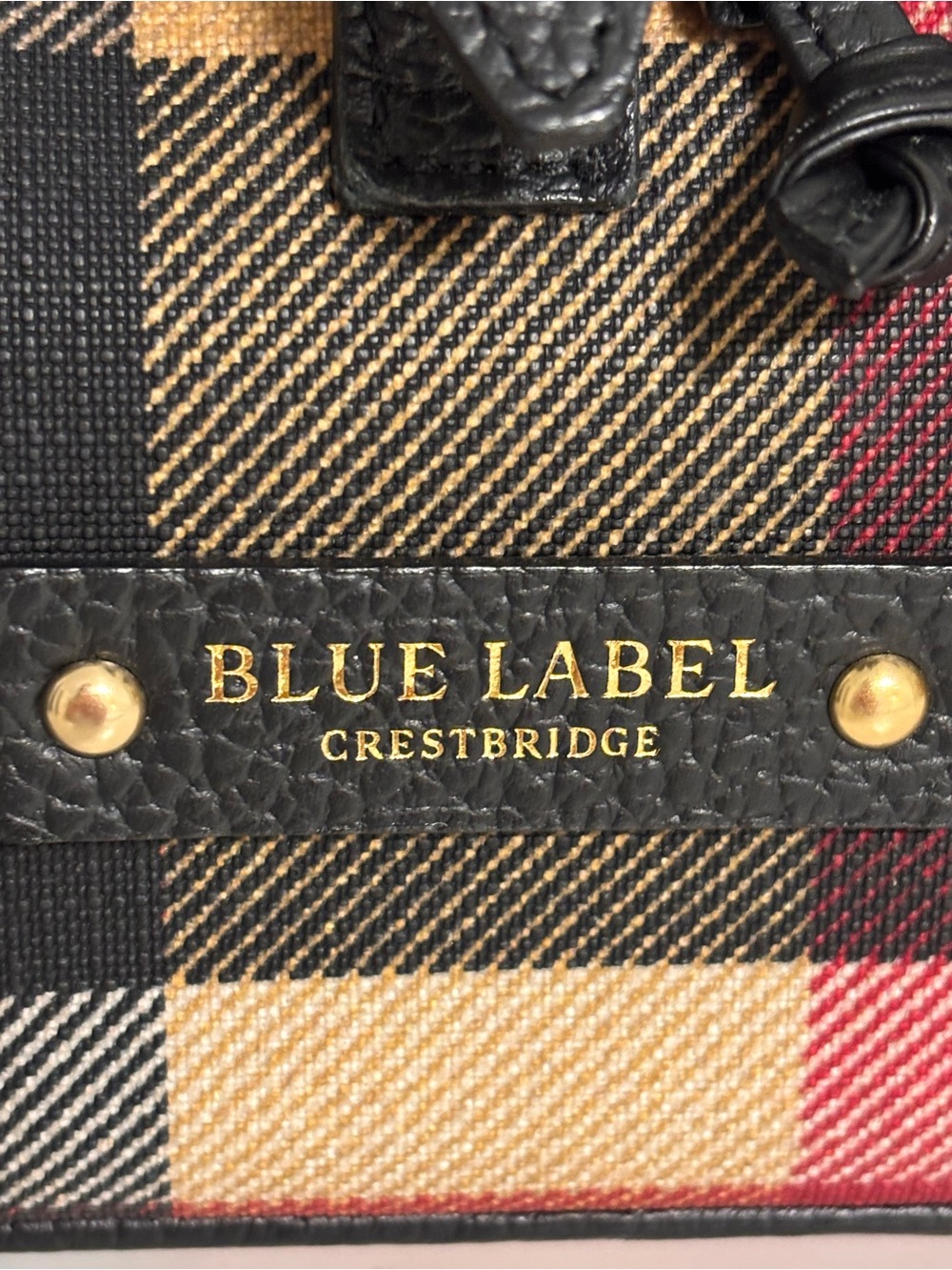 Blue Label Crestbridge Plaid Backpack former Burberry Blue Label Japan - Picture 8 of 16